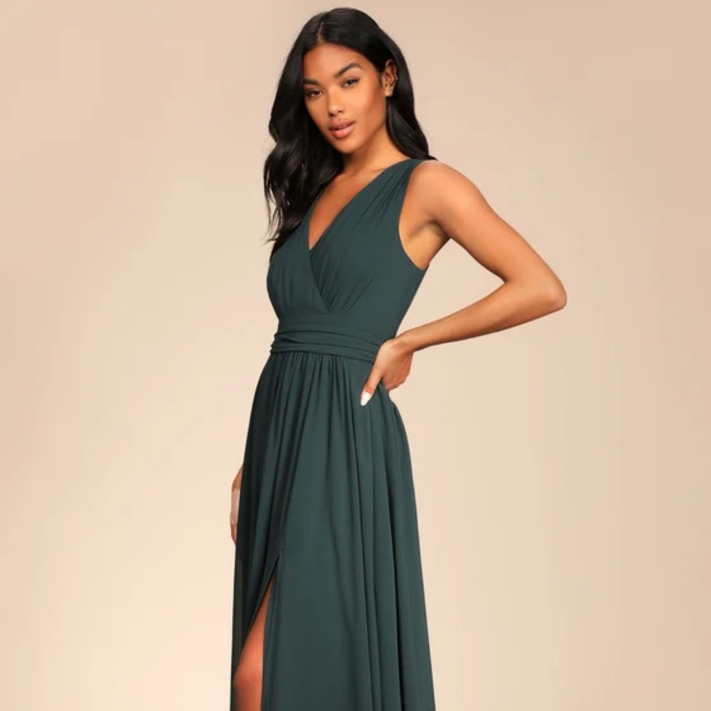 Lulus Thoughts of Hue in emerald green